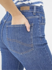 FatFace Elise Indigo Blue Wide Leg Jeans - Image 4 of 5