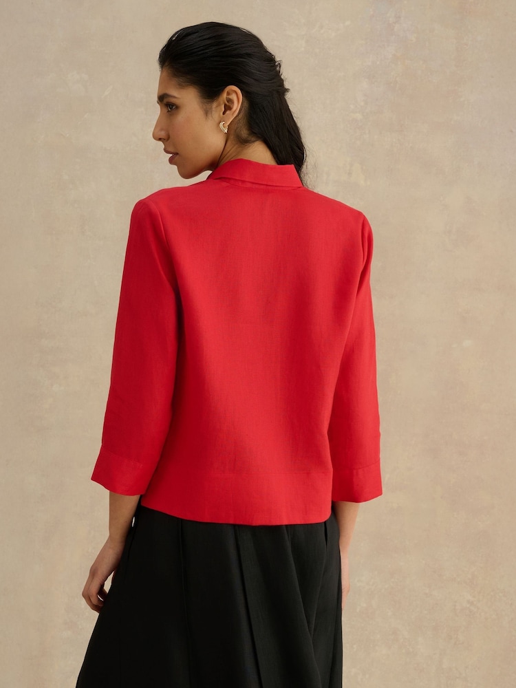 Hobbs Nita Linen Shirt - Bild 2 von 4