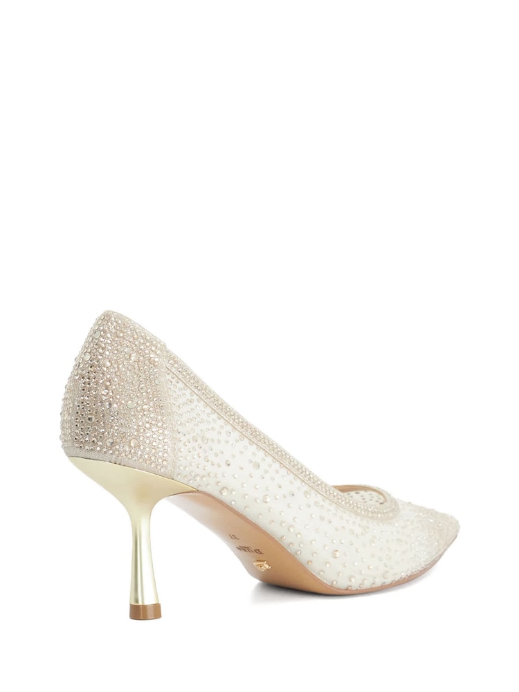 Dune London Metallic Brivelle Court Shoes - Image 2 of 5 Dune London Metallic Brivelle Court Shoes - Image 2 of 5