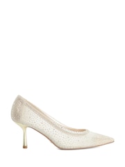 Dune London Metallic Brivelle Court Shoes - Image 3 of 5