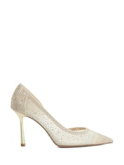 Dune London Metallic Cristelle Court Shoes - Image 1 of 5