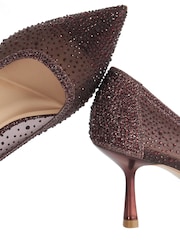 Dune London Red Brivelle Court Shoes - Image 5 of 5