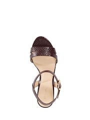 Dune London Red Merisa Smart Sandals - Image 5 of 6