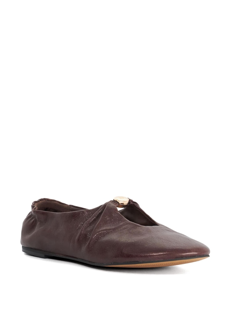 Rojo - Zapatillas de ballet Havella de Dune London - Imagen 2 de 5