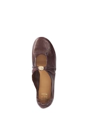 Rojo - Zapatillas de ballet Havella de Dune London - Imagen 4 de 5