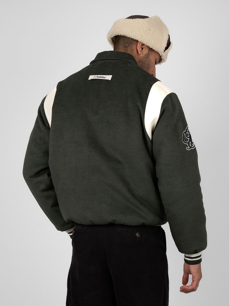 Prohibited Green Field College Jacket - Image 1 of 6