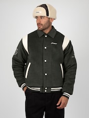Prohibited Green Field College Jacket - Image 3 of 6