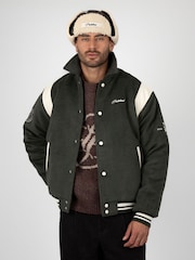 Prohibited Green Field College Jacket - Image 4 of 6