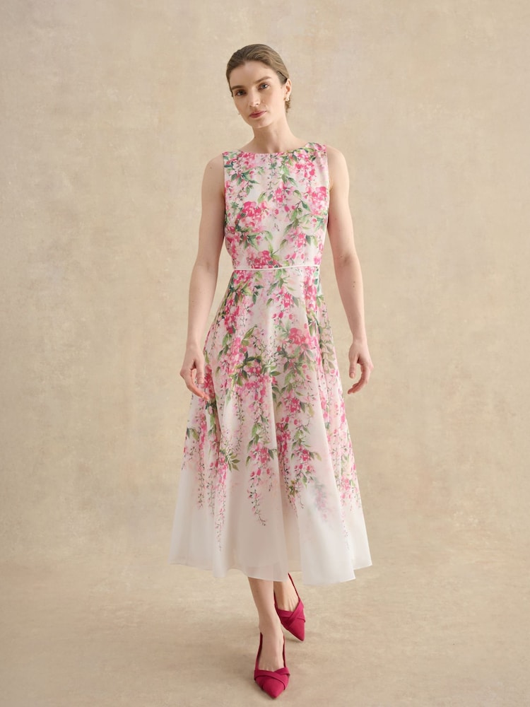 Hobbs White Carly Dress - Image 1 of 4