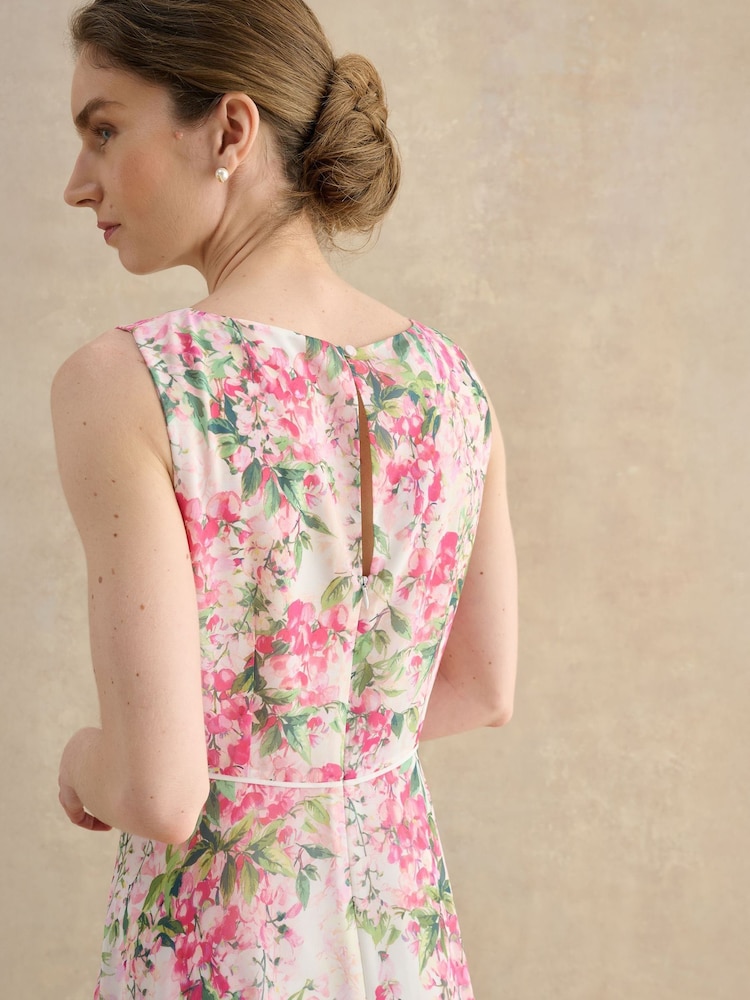 hobbs carly floral fit and flare dress Carly Floral Fit And Flare Dress