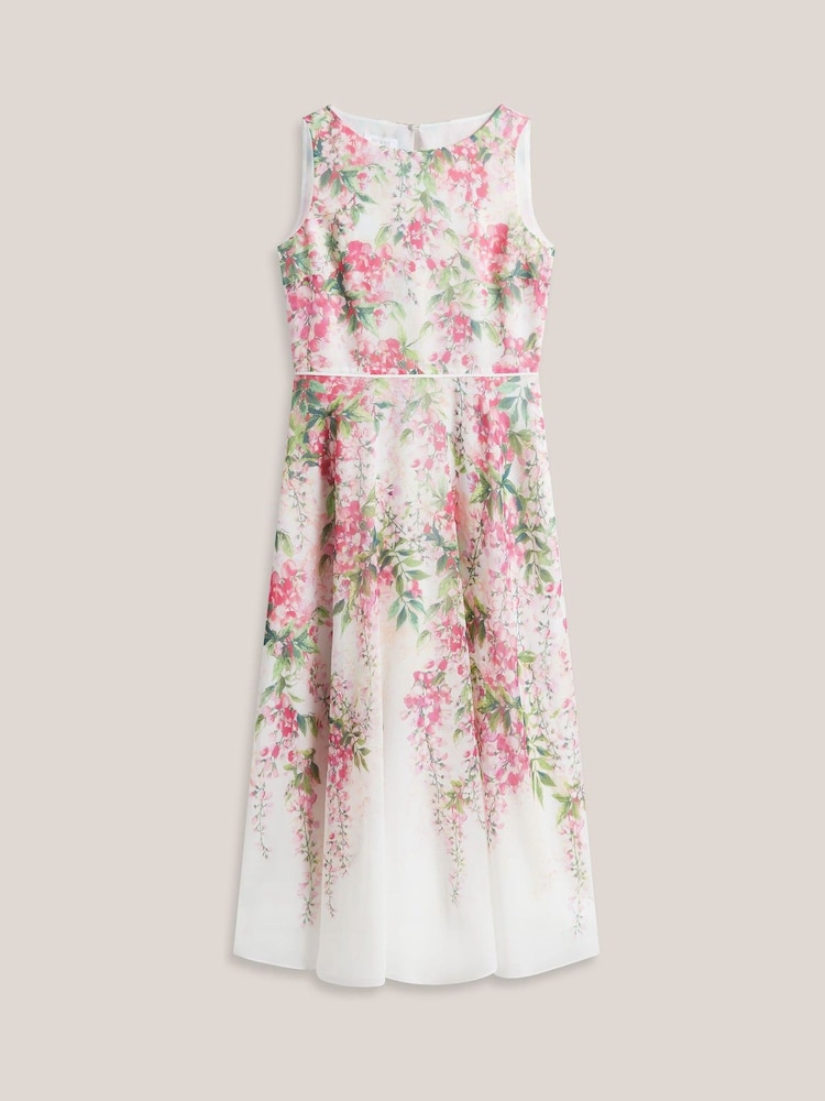 Hobbs White Carly Dress - Image 4 of 4