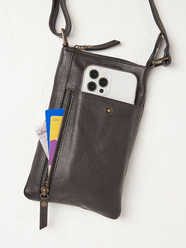 FatFace Essie Black Phone Bag - Image 2 of 3
