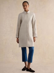 Hobbs Grey Petite Vivienne Trench Coat - Image 1 of 4