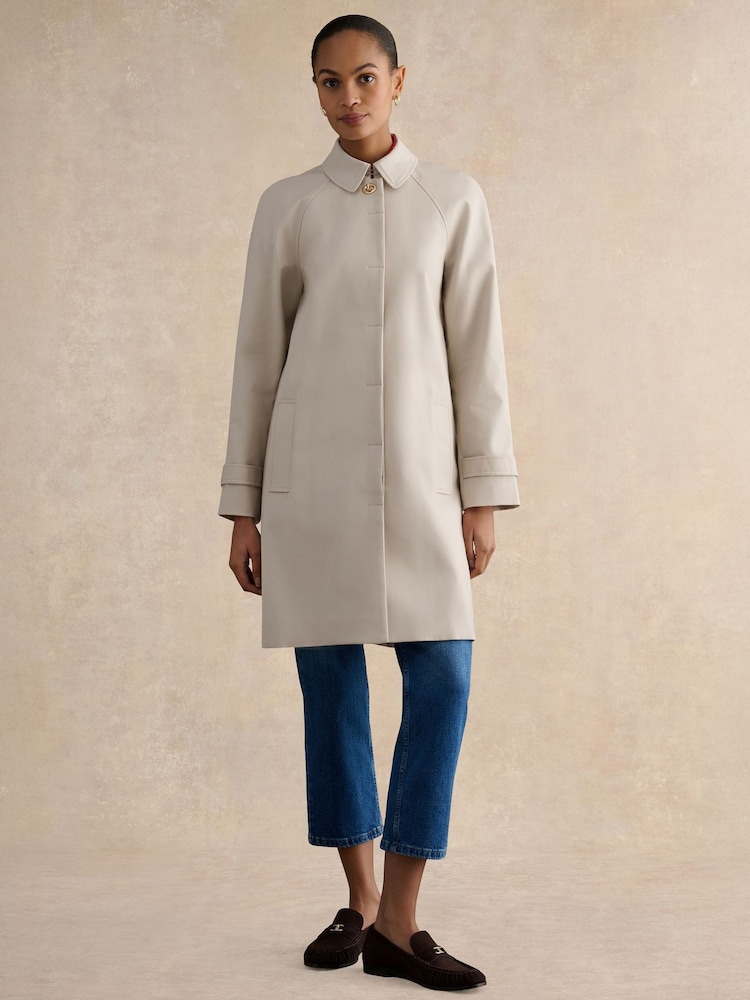 Hobbs Grey Petite Vivienne Trench Coat - Image 1 of 4