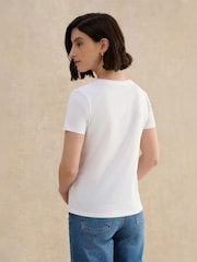 Hobbs White Pixie Printed Top - Image 2 of 4