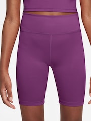 Nike Purple DriFIT Cycling Shorts - Image 1 of 4
