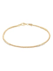 Beaverbrooks 9ct Cubic Zirconia Bead Bracelet - Image 1 of 3