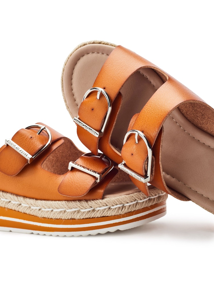 Orange - Moda in Pelle Nestta - Sandales à double boucle - Image 4 sur 4 Orange - Moda in Pelle Nestta - Sandales à double boucle - Image 4 sur 4