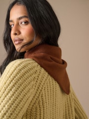 Nobodys Child Brown Small Triangle Scarf - Image 2 of 5