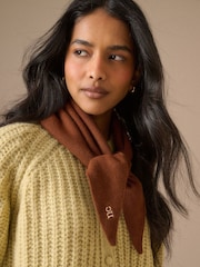 Nobodys Child Brown Small Triangle Scarf - Image 4 of 5