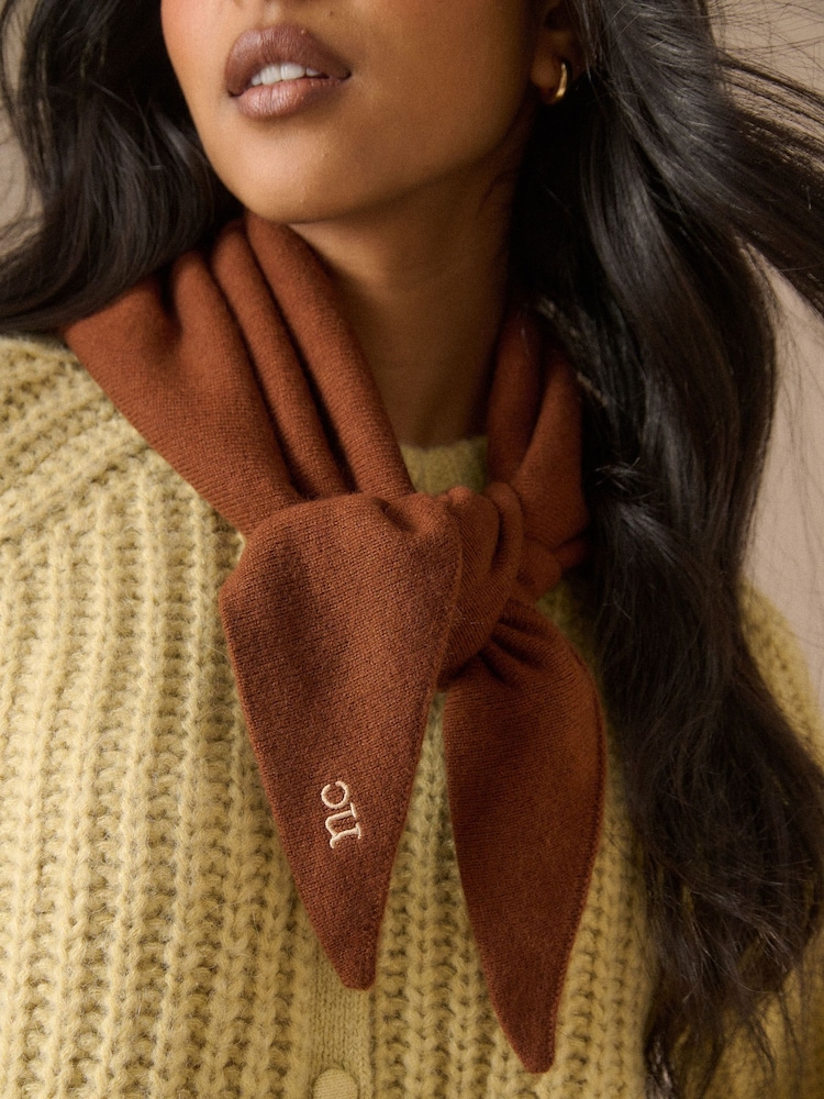 Nobodys Child Brown Small Triangle Scarf - Image 5 of 5 Nobodys Child Brown Small Triangle Scarf - Image 5 of 5