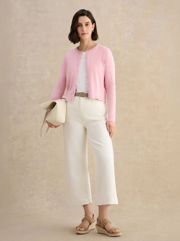 Hobbs Pink Michelle Cardigan - Image 1 of 4