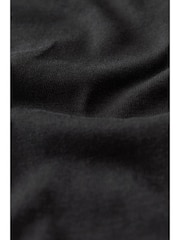 Black Essential Pure Cotton Short Sleeve Crew Neck T-Shirt - Image 6 of 6