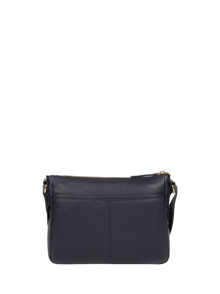 Azul marino - Bolso de hombro de cuero Tindall de Pure Luxuries London - Imagen 2 de 5 Azul marino - Bolso de hombro de cuero Tindall de Pure Luxuries London - Imagen 2 de 5