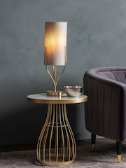 Gallery Home Champagne Gold Southgate Side Table - Image 1 of 2