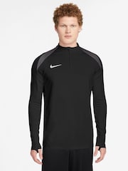 Nike Black Dri-FIT Strike Quarter Zip Training Top - Image 1 of 6