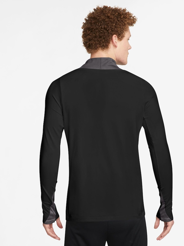 Nike Black Dri-FIT Strike Quarter Zip Training Top - Image 3 of 6