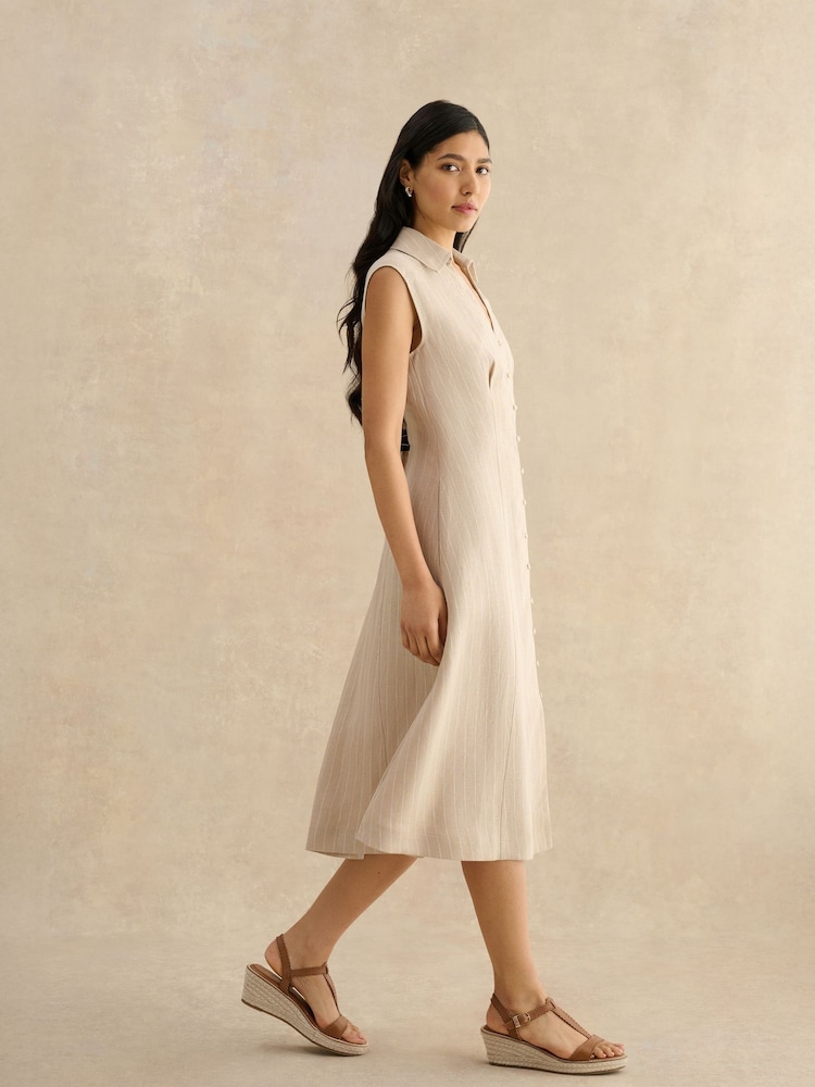 Hobbs Natural Charlize Dress - Image 1 of 4