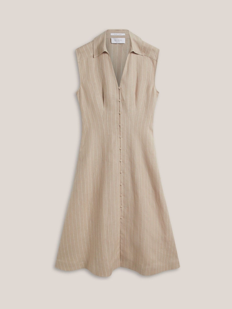 Hobbs Natural Charlize Dress - Image 4 of 4