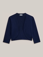 Hobbs Blue Carrie Bolero Cardigan - Image 4 of 4