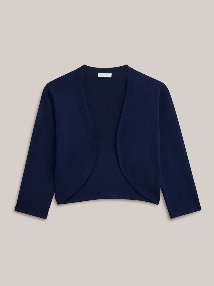 Hobbs Blue Carrie Bolero Cardigan - Image 4 of 4