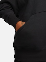 Nike Black Curve Sportswear Phoenix Fleece Oversized Pullover Hoodie - Image 6 of 6