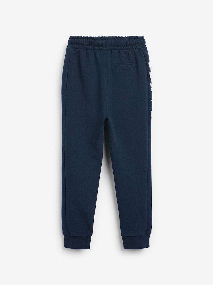 Marineblauw - Baker by Ted Baker 100% katoenen joggingbroek - Image 8 of 10