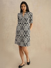Hobbs Black Lucille Dress - Image 1 of 4