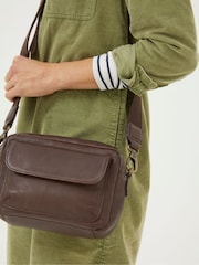 FatFace The Oslo Brown Camera Bag - Image 1 of 2