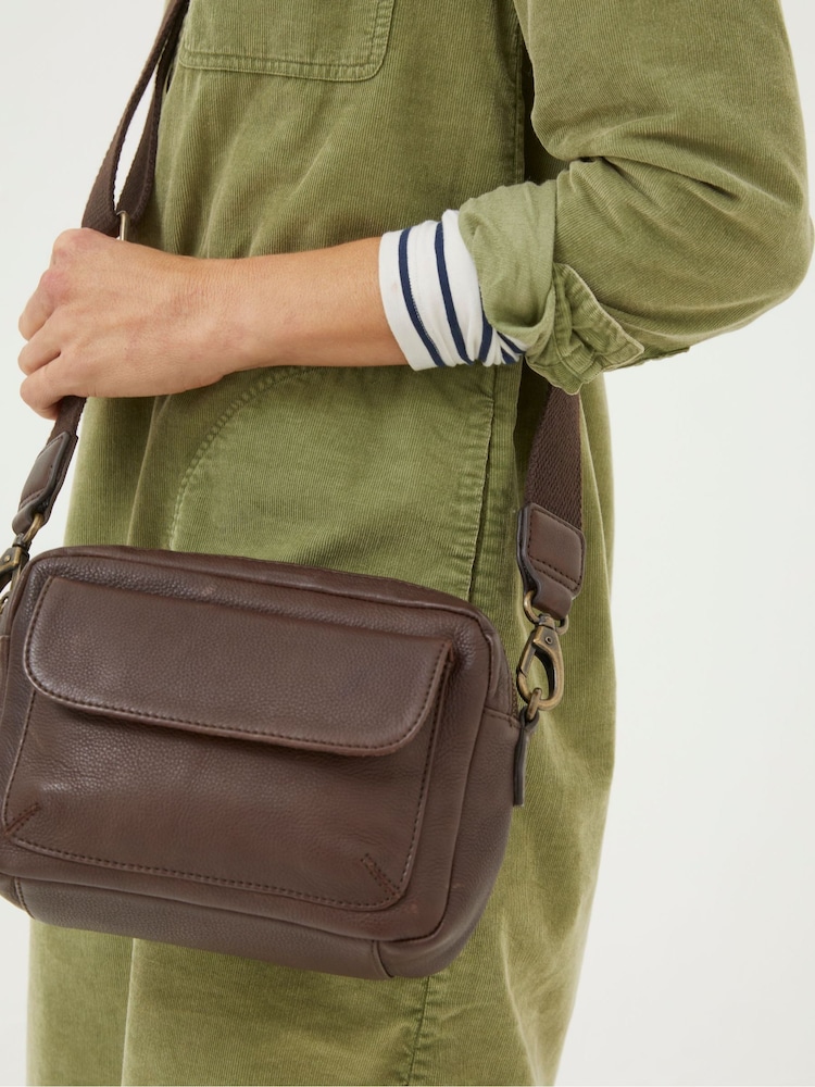 FatFace The Oslo Brown Camera Bag - Image 1 of 2