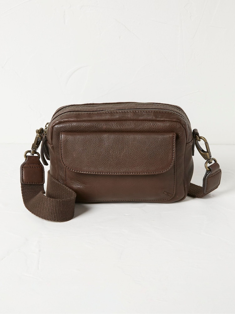 FatFace The Oslo Brown Camera Bag - Image 2 of 2