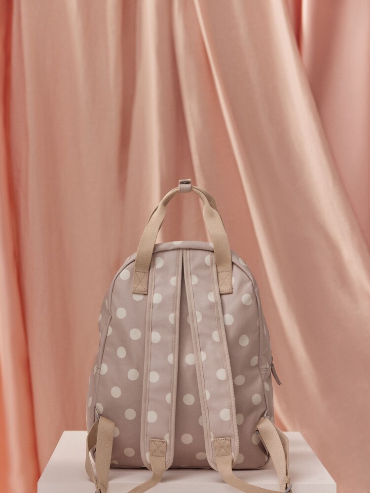 Cath Kidston Pink Twilight Garden Print Casual Backpack - Image 3 of 11