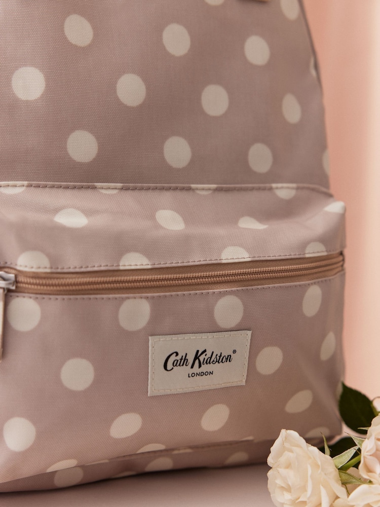 Cath Kidston Pink Twilight Garden Print Casual Backpack - Image 5 of 11