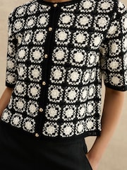 Hobbs White Sophia Cardigan - Image 3 of 4