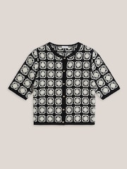 Hobbs White Sophia Cardigan - Image 4 of 4