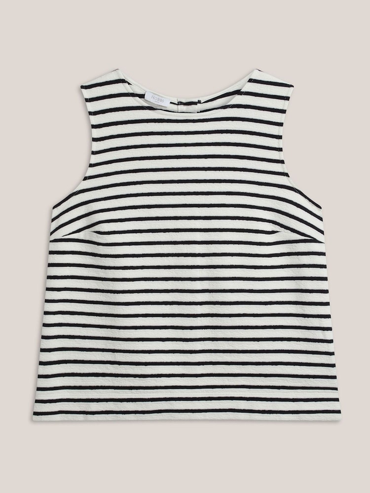 Hobbs White Roxie Stripe Tank - Image 4 of 4
