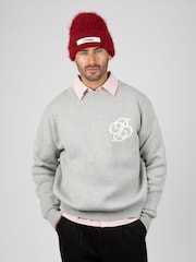 Prohibited Grey Academy Knit Sweater - Image 1 of 6