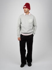 Prohibited Grey Academy Knit Sweater - Image 2 of 6