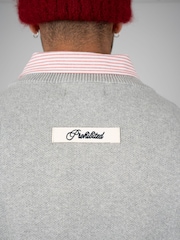 Prohibited Grey Academy Knit Sweater - Image 5 of 6