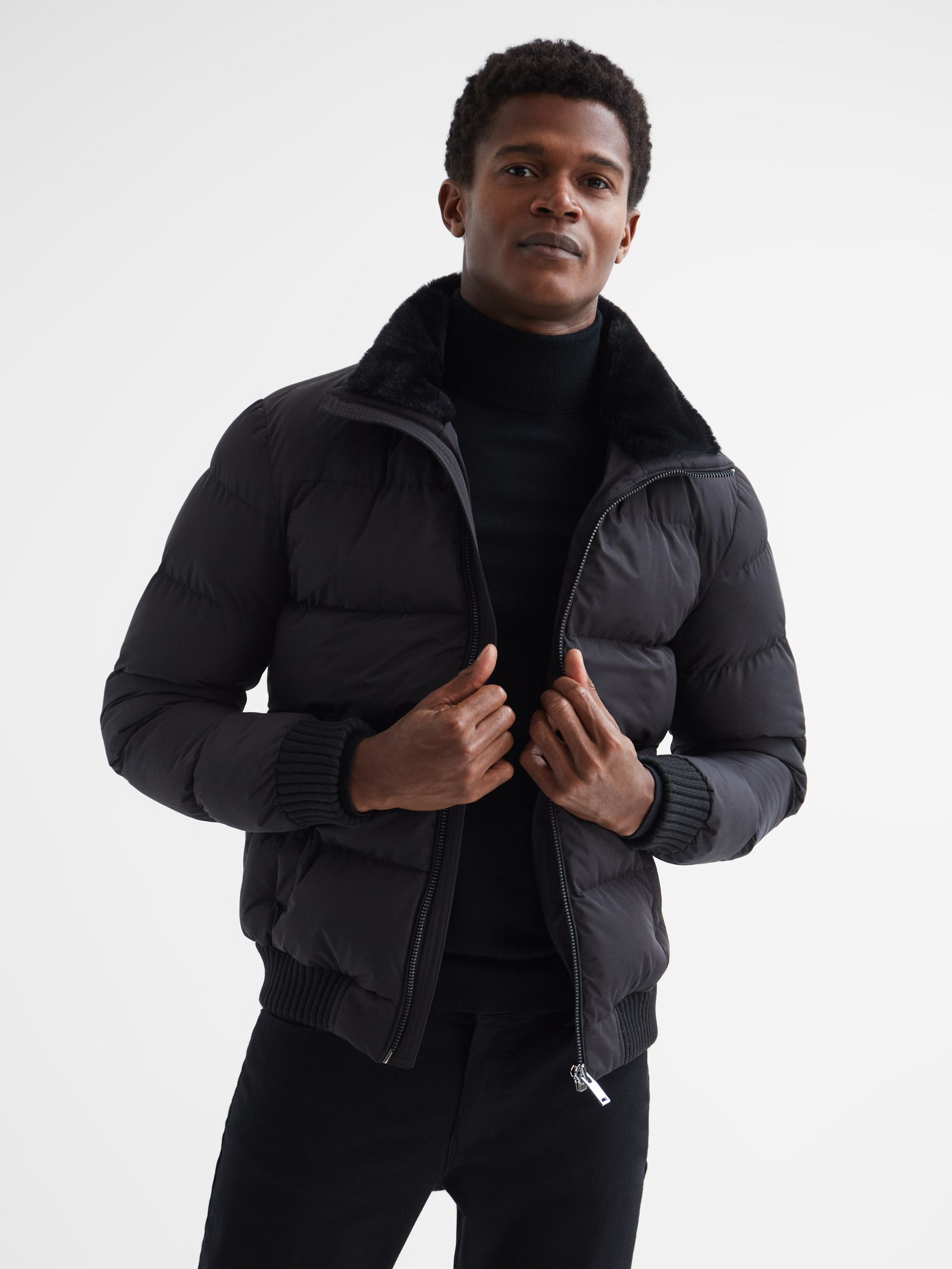 Reiss padded jacket hotsell
